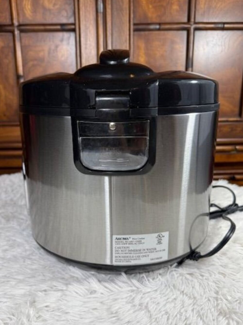 Aroma 20-Cup Cooked Digital Rice Cooker Slow Cooker Food Steamer ARC-150SB - Picture 3 of 11